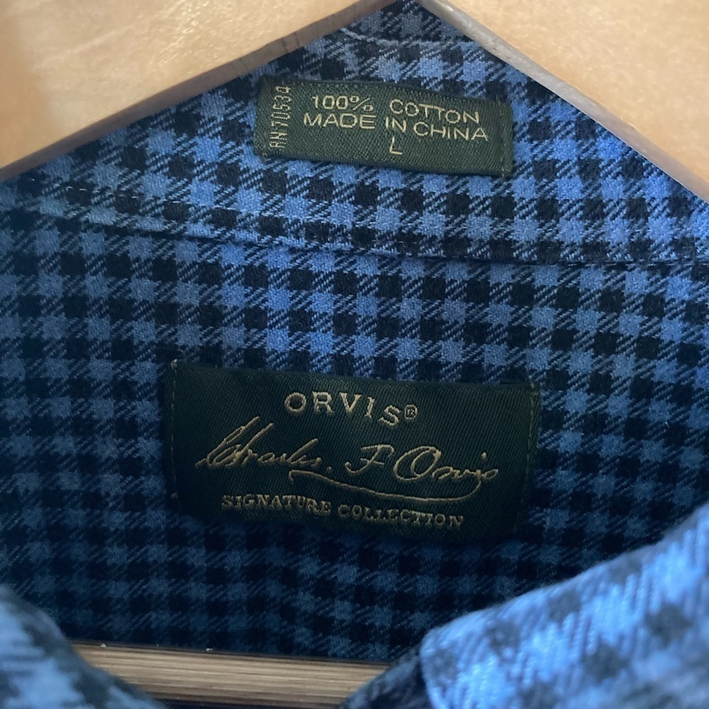 Orvis Signature Collection Large Button Down Shir… - image 2